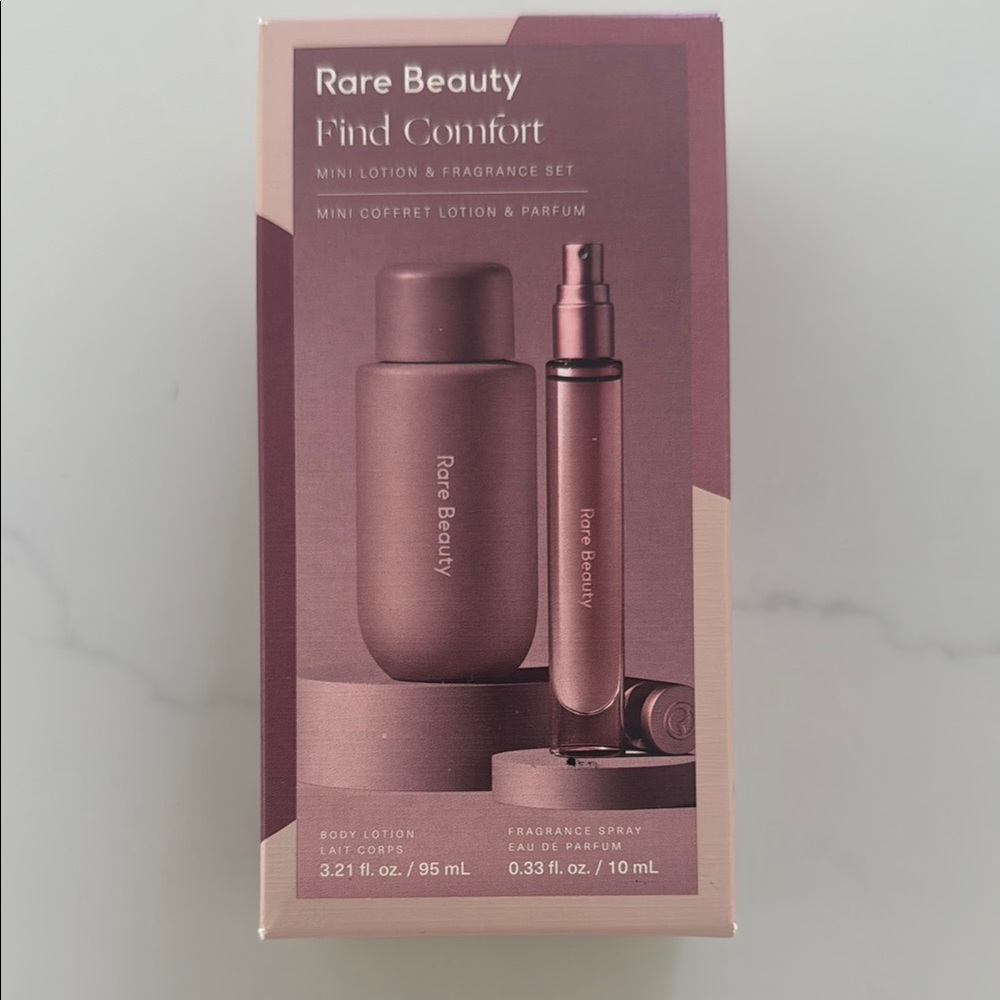 Rare Beauty fragrance and lotion set